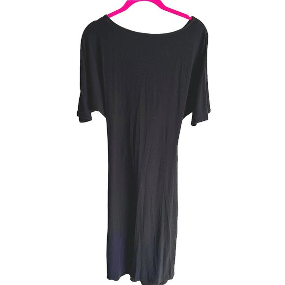 ANN‎ TAYLOR Black Ladies Casual Career Comfy Dress, XS - Picture 2 of 4